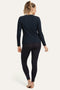 Organic Cotton V Neck, Long Sleeve Tee